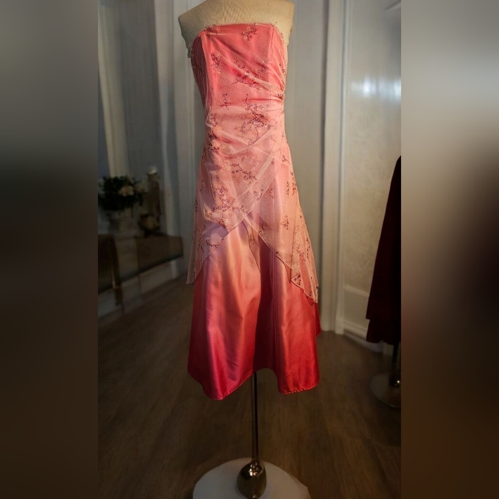 Jump Women's Pink Strapless Maxi Dress - Picture 2 of 8